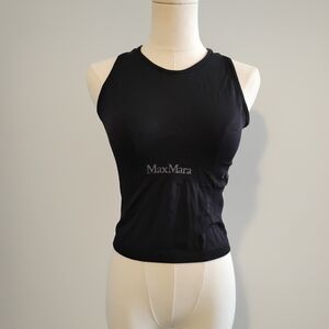 MaxMara Elegant Black Tank Top